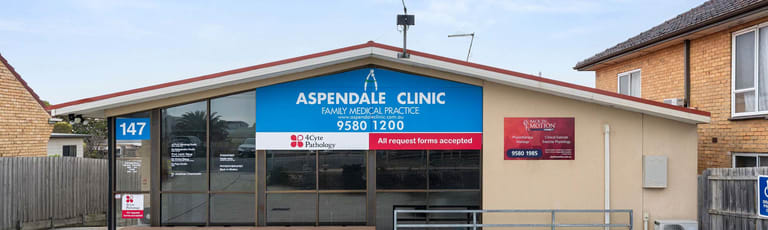 Medical / Consulting commercial property for sale at Aspendale VIC 3195