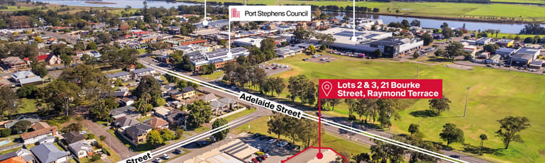 Shop & Retail commercial property for sale at Lost 2 & 3/21 Bourke Street Raymond Terrace NSW 2324