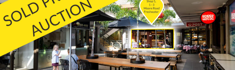 Shop & Retail commercial property sold at Shop 5/1 - 3 Moore Road Freshwater NSW 2096