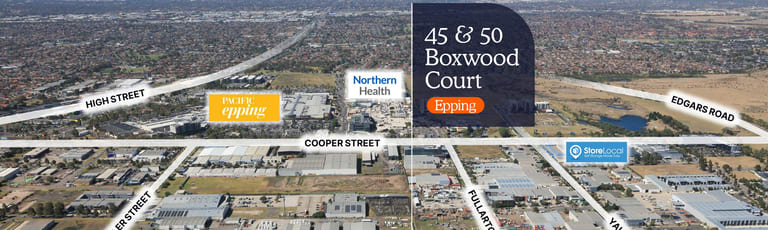 Factory, Warehouse & Industrial commercial property for sale at 45 & 50 Boxwood Court Epping VIC 3076