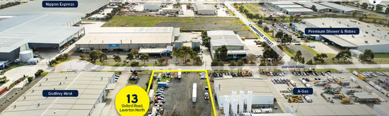 Development / Land commercial property for sale at 13 Oxford Road Laverton North VIC 3026
