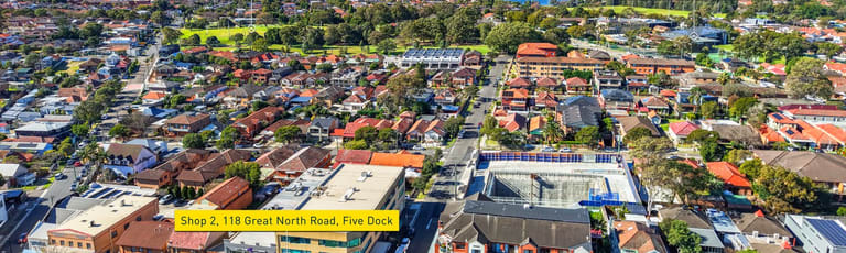 Shop & Retail commercial property for lease at Shop 2/118 Great North Road Five Dock NSW 2046