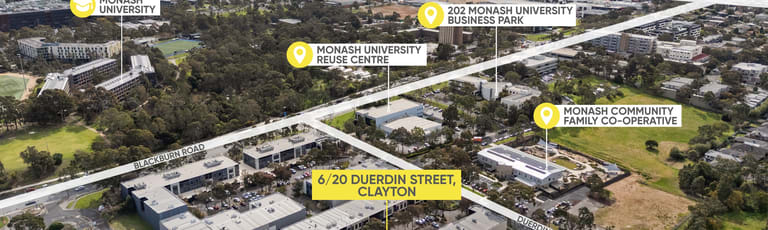 Factory, Warehouse & Industrial commercial property for sale at 6/20 Duerdin Street Clayton VIC 3168