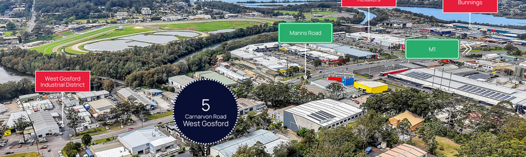 Factory, Warehouse & Industrial commercial property for sale at 5 Carnarvon Road West Gosford NSW 2250