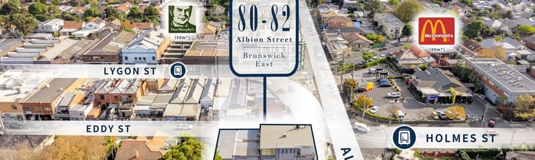 Development / Land commercial property for sale at 80 & 82 Albion Street Brunswick East VIC 3057
