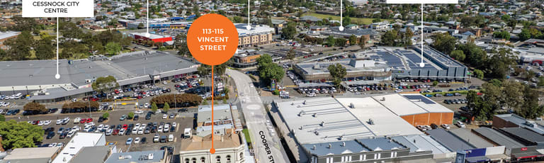Shop & Retail commercial property for sale at 113-115 Vincent Street Cessnock NSW 2325