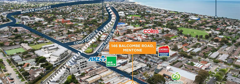 Showrooms / Bulky Goods commercial property for lease at 146-148 Balcombe Road Mentone VIC 3194
