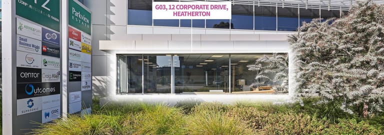 Medical / Consulting commercial property for lease at G03/12 Corporate Drive Heatherton VIC 3202