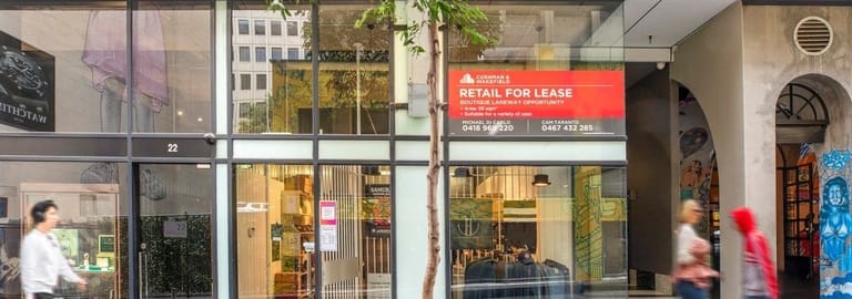 Shop & Retail commercial property for lease at 20 Russell Pl Melbourne VIC 3000