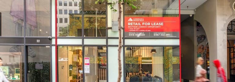 Shop & Retail commercial property for lease at 20 Russell Pl Melbourne VIC 3000