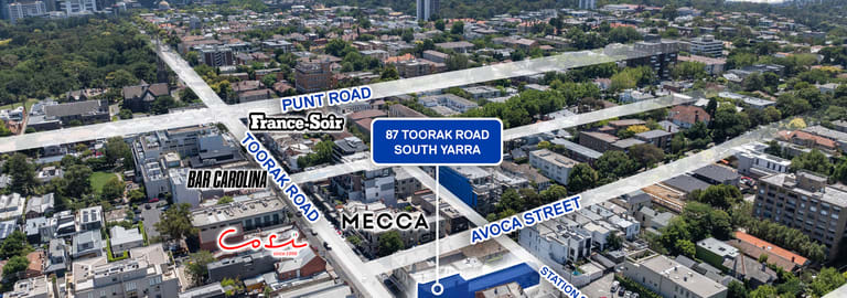 Shop & Retail commercial property for lease at 87 TOORAK ROAD South Yarra VIC 3141