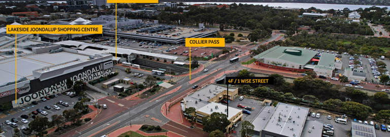 Offices commercial property for lease at 4F/1 Wise Street Joondalup WA 6027