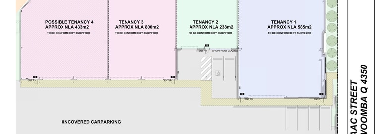 Showrooms / Bulky Goods commercial property for lease at Tenancy 1/208 North Street North Toowoomba QLD 4350