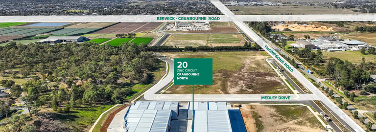 Factory, Warehouse & Industrial commercial property for lease at 20 Zinc Circuit Cranbourne North VIC 3977