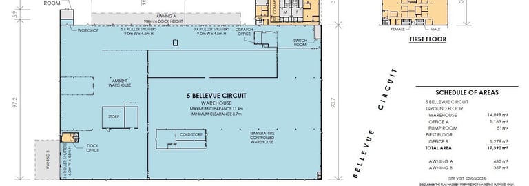 Factory, Warehouse & Industrial commercial property for lease at 5 Bellevue Circuit Greystanes NSW 2145