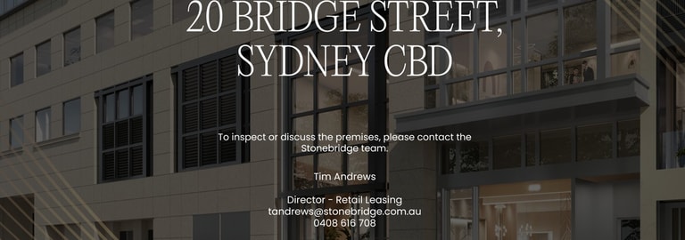 Other commercial property for lease at 20 Bridge Street Sydney NSW 2000