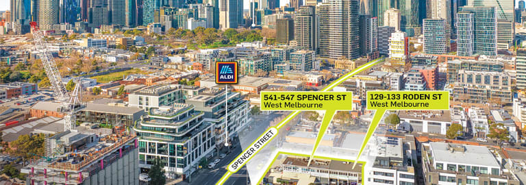 Shop & Retail commercial property for sale at 541 Spencer Street & 129 Roden Street West Melbourne VIC 3003