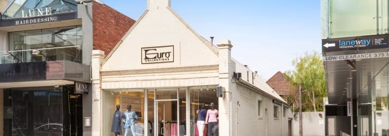 Shop & Retail commercial property sold at 416 Toorak Road Toorak VIC 3142