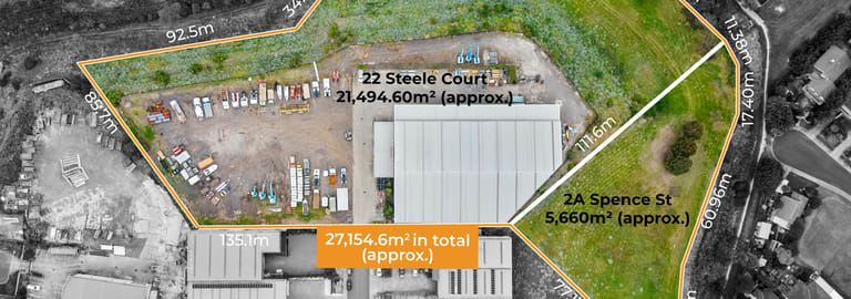 Factory, Warehouse & Industrial commercial property for sale at 22 Steele Court & 2A Spence Street Tullamarine VIC 3043