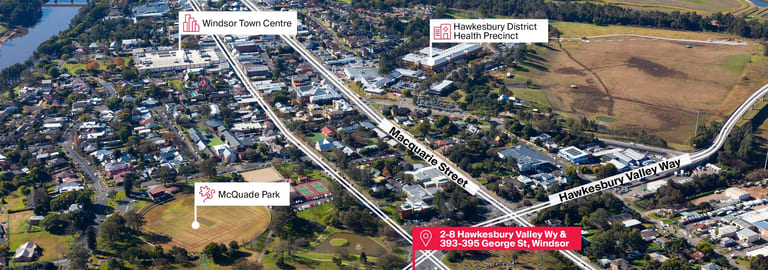 Development / Land commercial property for sale at Whole Site/2-8 Hawkesbury Valley Way & 393-395 George Street Windsor NSW 2756