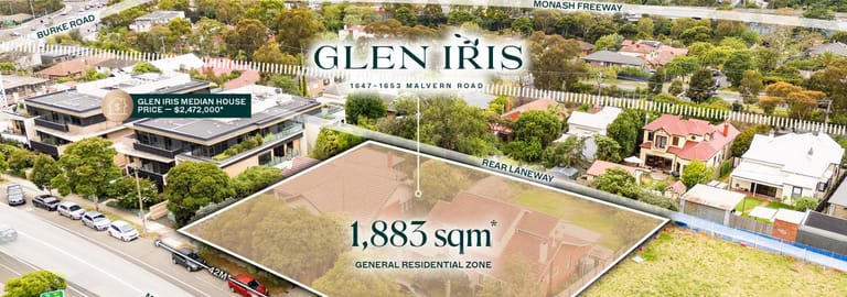 Development / Land commercial property for sale at 1647-1653 Malvern Road Glen Iris VIC 3146