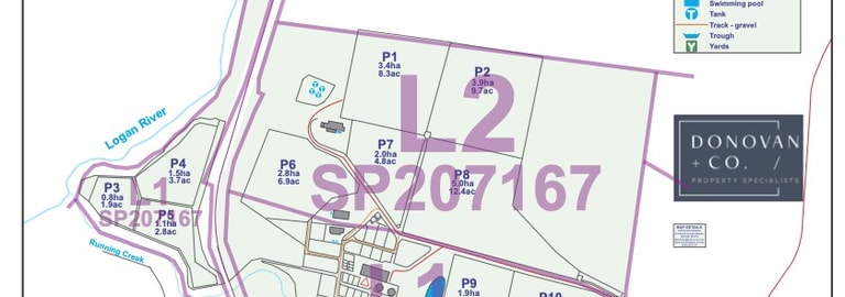 Rural / Farming commercial property for sale at 588 Innisplain Rd Running Creek QLD 4287