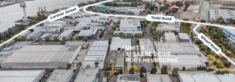 Factory, Warehouse & Industrial commercial property for sale at 3/31 Sabre Dr Port Melbourne VIC 3207