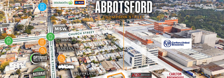 Factory, Warehouse & Industrial commercial property for sale at 10 Thompson Street Abbotsford VIC 3067