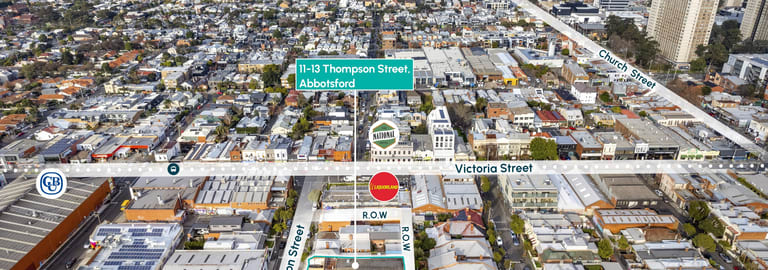 Showrooms / Bulky Goods commercial property for sale at 11-13 Thompson Street Abbotsford VIC 3067