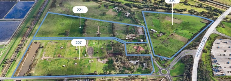 Development / Land commercial property for sale at 207, 221 and 226 Bangholme Road Dandenong South VIC 3175
