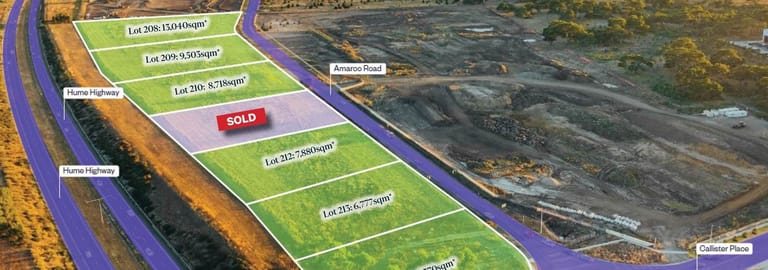 Development / Land commercial property for sale at Lots 208-214 95-135 Amaroo Road (Amaroo Business Park) Craigieburn VIC 3064