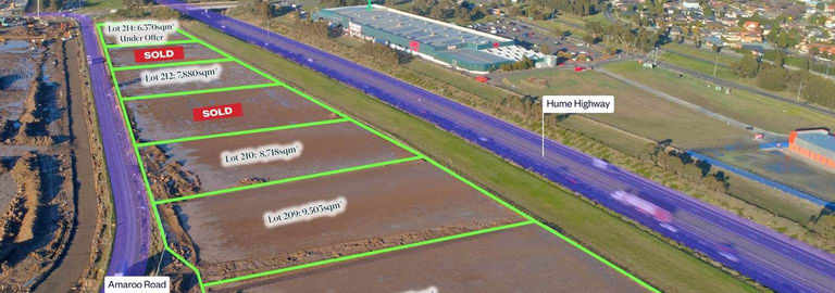 Development / Land commercial property for sale at Lots 208-214 95-135 Amaroo Road (Amaroo Business Park) Craigieburn VIC 3064