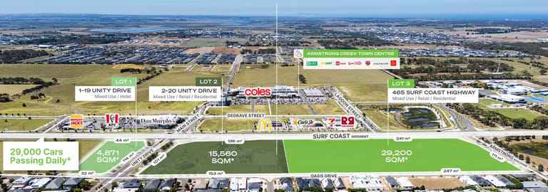 Development / Land commercial property for sale at 465 Surf Coast Highway 1-19 Unity Drive And 2-20 Unity Drive Mount Duneed VIC 3217