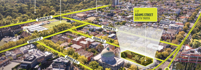 Development / Land commercial property for sale at 1-17 Adams Street South Yarra VIC 3141