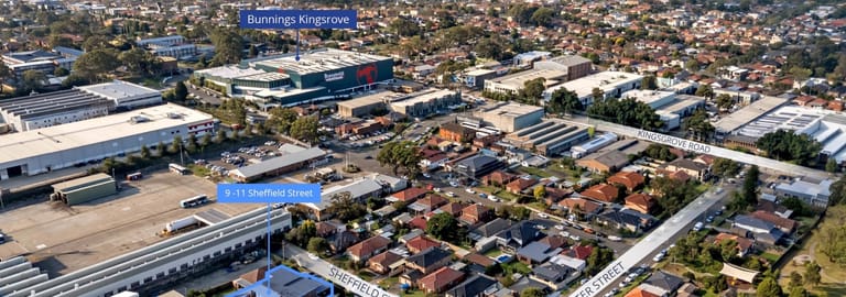 Factory, Warehouse & Industrial commercial property for sale at 9-11 Sheffield Street Kingsgrove NSW 2208