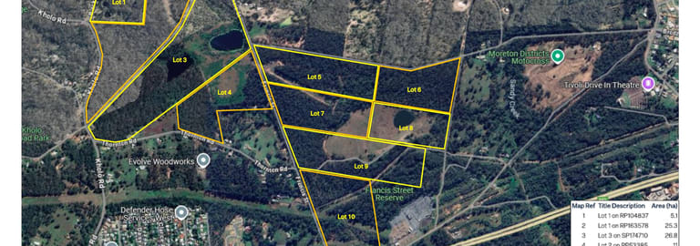 Development / Land commercial property for sale at 87-129 Francis Street Chuwar QLD 4306