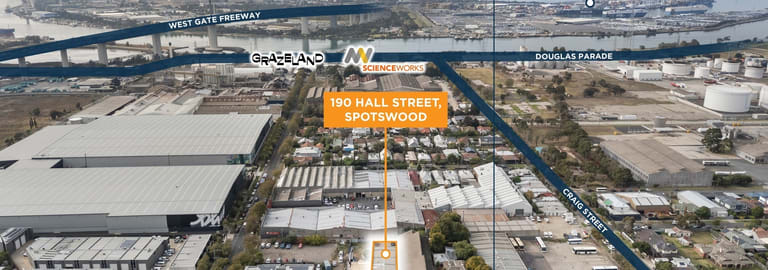 Factory, Warehouse & Industrial commercial property for sale at 190 Hall Street Spotswood VIC 3015