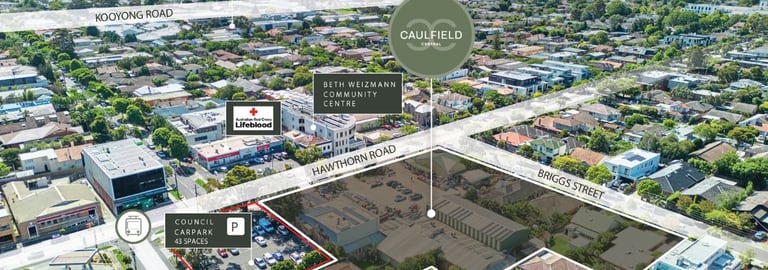 Development / Land commercial property for sale at 333-351 Hawthorn Road, 2-8 Briggs Street & 7-9 Pyne Street Caulfield VIC 3162