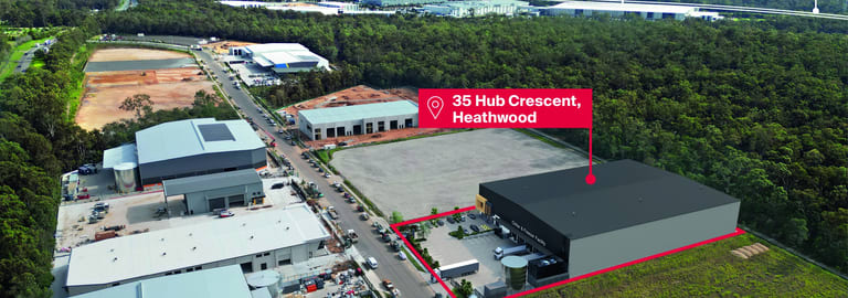 Factory, Warehouse & Industrial commercial property for lease at 35 Hub Crescent Heathwood QLD 4110