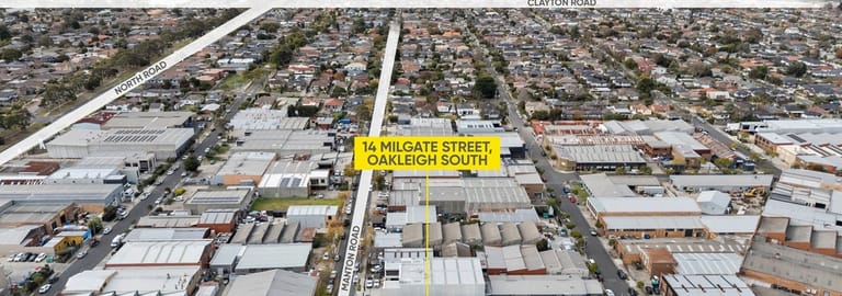Factory, Warehouse & Industrial commercial property for sale at 14 Milgate Street Oakleigh South VIC 3167