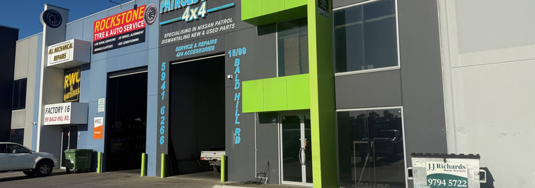Factory, Warehouse & Industrial commercial property for sale at 15/99 Bald Hill Road Pakenham VIC 3810