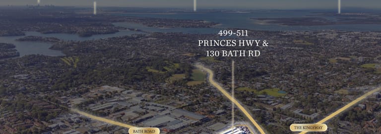 Development / Land commercial property for sale at 499-511 Princes Highway & 130 Bath Rd Kirrawee NSW 2232