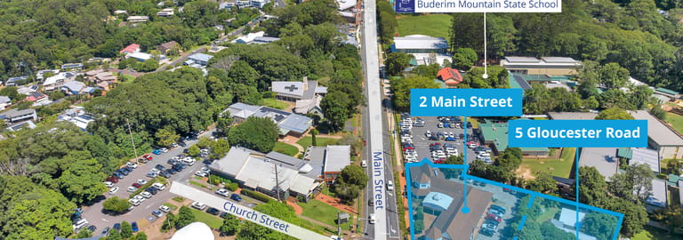 Shop & Retail commercial property for sale at 2 Main Street & 5 Gloucester Road Buderim QLD 4556
