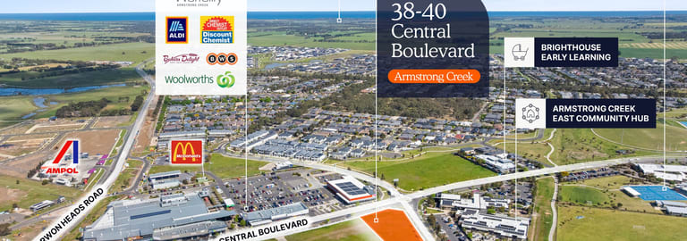 Development / Land commercial property for sale at 38-40 Central Boulevard Armstrong Creek VIC 3217
