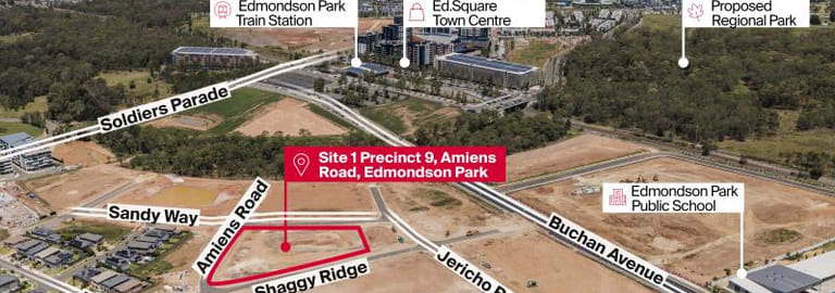 Development / Land commercial property sold at Site 1 Precinct 9 Amiens Road Edmondson Park NSW 2174