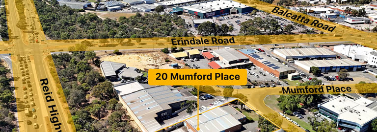 Factory, Warehouse & Industrial commercial property for sale at 20 Mumford Place Balcatta WA 6021
