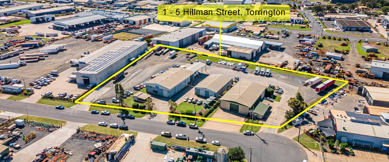 Factory, Warehouse & Industrial commercial property sold at 1-5 Hillman Street Torrington QLD 4350