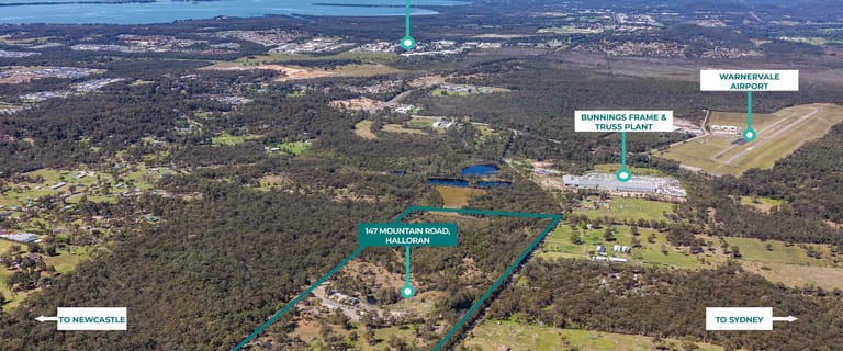 Development / Land commercial property for sale at 147 Mountain Road Halloran NSW 2259