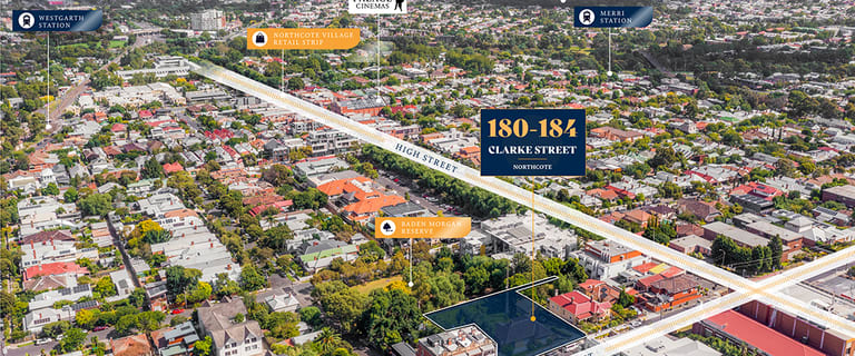 Development / Land commercial property sold at 180-184 Clarke Street Northcote VIC 3070