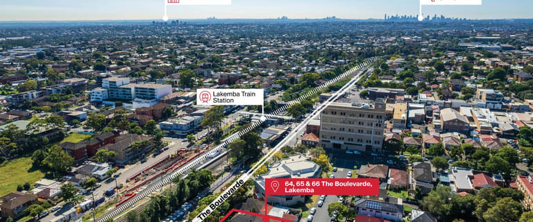 Development / Land commercial property for sale at 64, 65 & 66 The Boulevarde Lakemba NSW 2195